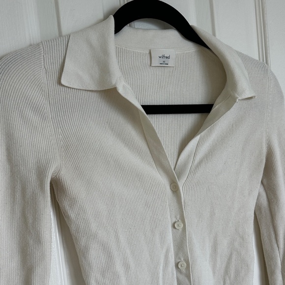 Wilfred Ivory Knit Cardigan - Picture 3 of 6